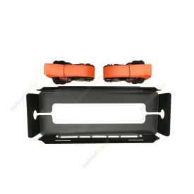 20L Fuel Tank Jerry Can Holder & Rope for Aluminium Roof Rack Flat Platform