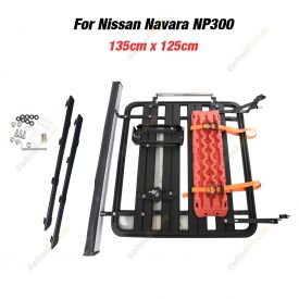 135x125 Roof Rack Platform Kit Awning Track Board for Nissan Navara NP300