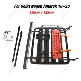 135x125 Roof Rack Flat Platform Kit Awning Track Board for Volkswagen Amarok