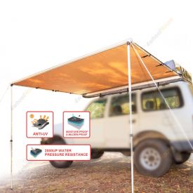 SUPA4X4 160x200cm Car Side Awning Pullout Tent Camper Trailer 4WD Top Rack Roof