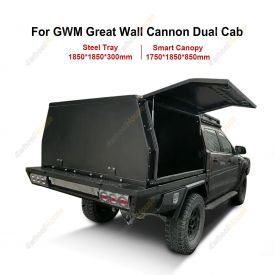Steel Tray 1850*1850*300 & Canopy 1750*1850*850 for GWM Great Wall Cannon