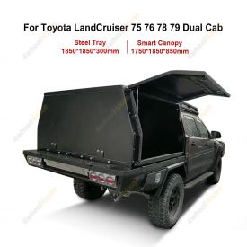 Steel Tray 1850*1850*300 & Canopy 1750*1850*850 for Toyota LandCruiser Dual