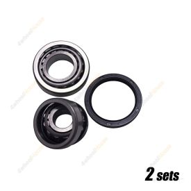2 Sets 4X4FORCE Front Wheel Bearing Kit for Nissan Bluebird 1.2L 1.3L 1960-1968