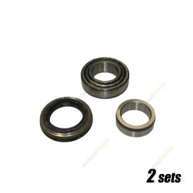 2 Sets Front Wheel Bearing Kit for Chevrolet C30 94kW 123kW RWD AT MT 4.8L 5.7L