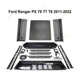 SUPA4X4 Half Height Steel Tub Canopy for Ford Ranger PX T6 T7 T8 2011-2022