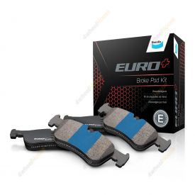 4 Pcs Front Bendix Euro+ Disc Brake Pads DB2073EURO+