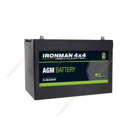 Ironman 4x4 105AH AGM Deep Cycle Battery N70 CASE Camping 4WD Multi Purpose