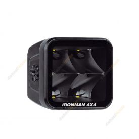 Ironman 4x4 40W Bright Cube Spot Beam LED Cube Light 81x75mm each Clear ILED80B