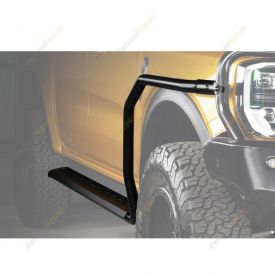 Ironman 4x4 Steel Side Steps and Rails Dimple Step Design SSR016-D