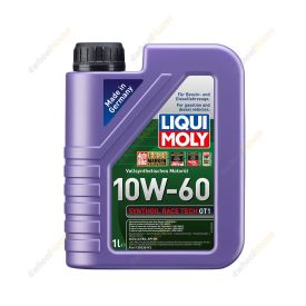 Liqui Moly Fully Synthetic Race Tech GT1 10W-60 Engine Oil 1L 8908