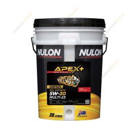 Nulon APEX+ 5W-30 Multi-23 Diesel Engine Oil 20L APX5W30C23-20 Ref SYND5W30-20