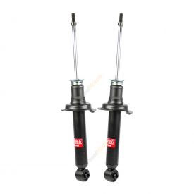 Pair KYB Shock Absorbers Twin Tube Gas-Filled Excel-G Rear 341070