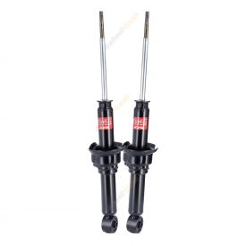 Pair KYB Shock Absorbers Twin Tube Gas-Filled Excel-G Rear 341093