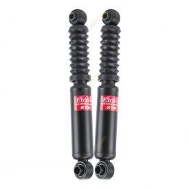 Pair KYB Shock Absorbers Twin Tube Gas-Filled Excel-G Rear 341166