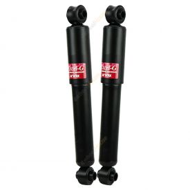 Pair KYB Shock Absorbers Twin Tube Gas-Filled Excel-G Rear 343229