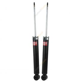 Pair KYB Shock Absorbers Twin Tube Gas-Filled Excel-G Rear 349022