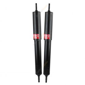 Pair KYB Shock Absorbers Twin Tube Gas-Filled Excel-G Rear 349036