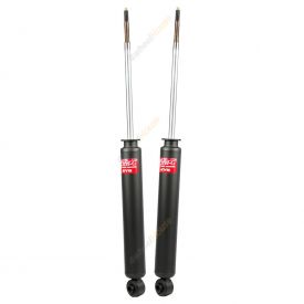 Pair KYB Shock Absorbers Twin Tube Gas-Filled Excel-G Rear 349076
