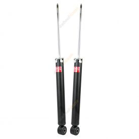 Pair KYB Shock Absorbers Twin Tube Gas-Filled Excel-G Rear 349134