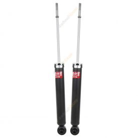 Pair KYB Shock Absorbers Twin Tube Gas-Filled Excel-G Rear 349218