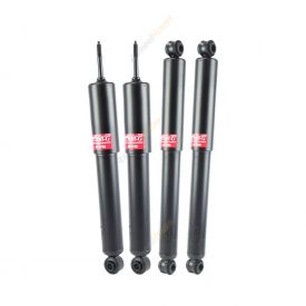 4 x KYB Shock Absorbers Twin Tube Gas-Filled Excel-G Front Rear 344420 344421