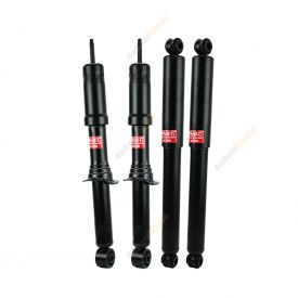 4 x KYB Shock Absorbers Twin Tube Gas-Filled Excel-G Front Rear 340107 349221