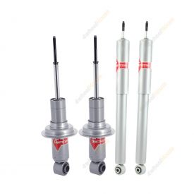 4 x KYB Shock Absorbers Gas-A-Just Gas-Filled Front Rear 553074 551057
