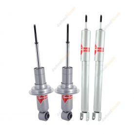 4 x KYB Shock Absorbers Gas-A-Just Gas-Filled Front Rear 553179 551057