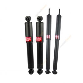 4 x KYB Shock Absorbers Twin Tube Gas-Filled Excel-G Front Rear 344224 343368