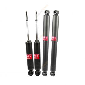 4 x KYB Shock Absorbers Twin Tube Gas-Filled Excel-G Front Rear 344332 344334