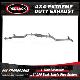 Redback 4x4 304 SS Exhaust with Resonator for Toyota Landcruiser 79 1VD-FTV 16-on