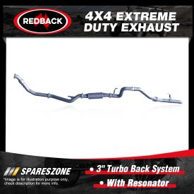 Redback 4x4 Exhaust with Resonator for Toyota Landcruiser 80 81 4.2L 01/90-01/97