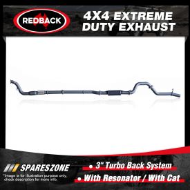 Redback 4x4 Exhaust with Resonator with cat for Toyota Hilux KUN16 KUN26 02/05-10/15