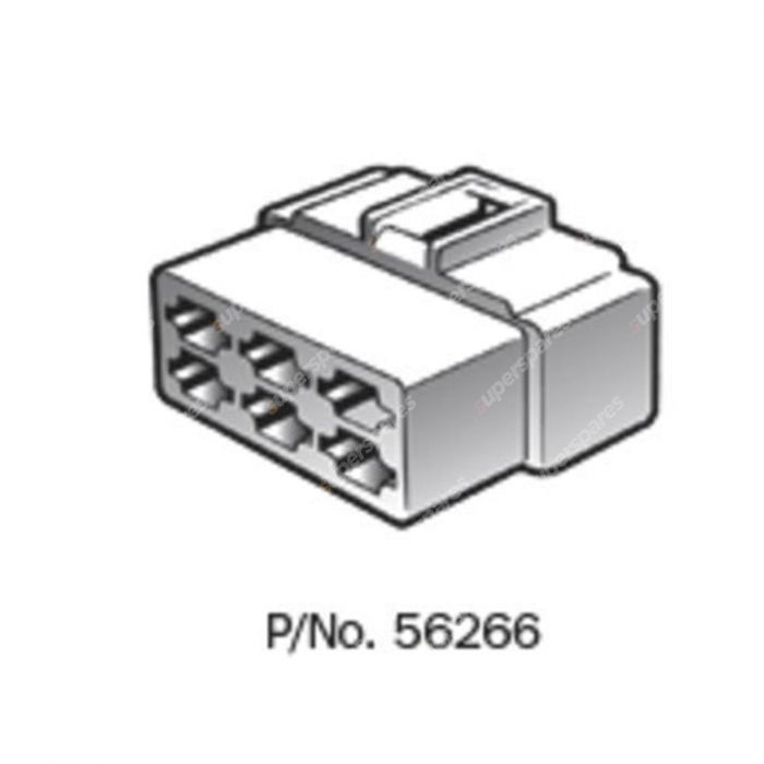 Narva Connector Housing with Terminals - 56266 (Pack of 10)