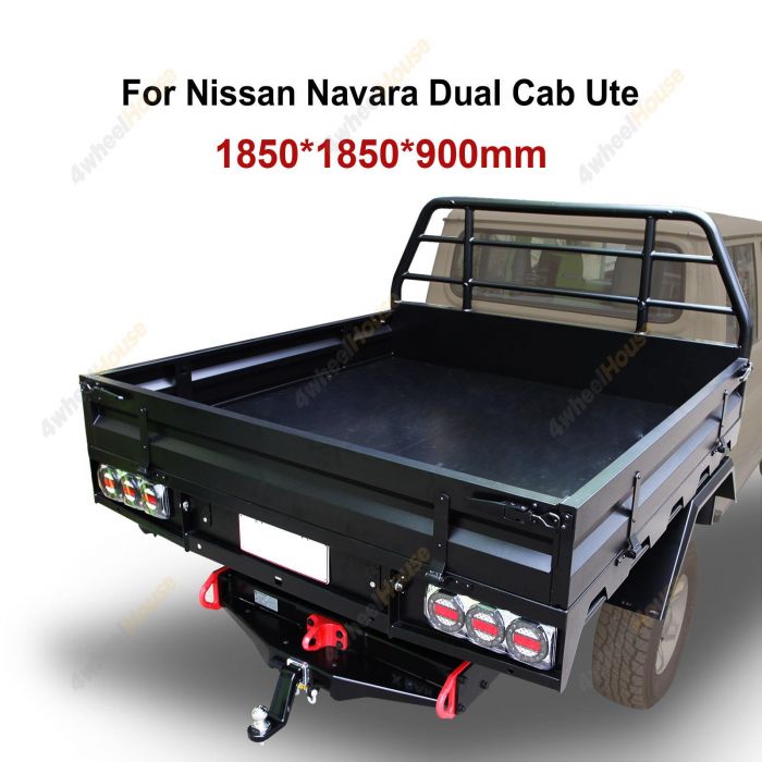 Heavy Duty Steel Tray 1850x1850x900mm for Nissan Navara Dual Cab Ute