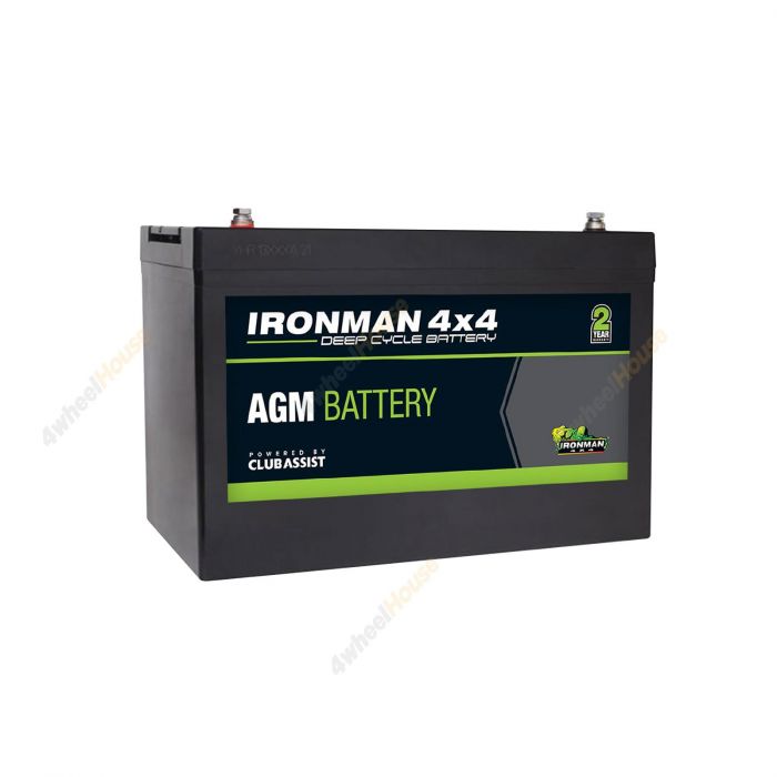 Ironman 4x4 105AH AGM Deep Cycle Battery N70 CASE Camping 4WD Multi Purpose