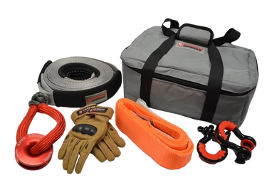 Carbon Offroad essential snatch and winch recovery set